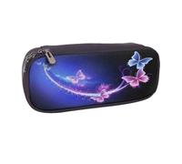 GMSGHJHDR Northern Lights - Astuccio in pelle con stampa 3D, grande capacità, per cancelleria scolastica, organizer con cerniera, astuccio per matite per ragazze, ragazzi, studenti, università e
