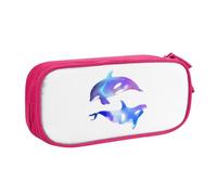 GMSGHJHDR Orca Killer Whale - Astuccio per matite con stampa 3D, grande capacità, per cancelleria scolastica, organizer con scomparti con cerniera, astuccio per matite per ragazze, ragazzi, studenti