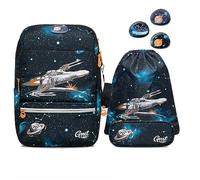 GMT for Kids Set di 4 zaini per la scuola, ergonomici, ultraleggeri, per la scuola, per ragazze, ragazzi, bambini, per la scuola, per la principessa, per la scuola elementare, 1-4a classe, 22 l,