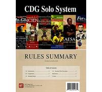 GMT Games GMT: CDG Solo System Kit, 2a Edizione, Sistema Solitario per Giochi con Carte GMT