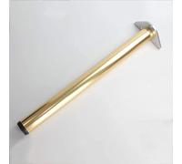 GMTSTHAZN Gambe for mobili, Gambe for tavoli, Gamba di supporto for mobili regolabile in acciaio inossidabile 2 pezzi for piano di lavoro/unità/barra rotonda da cucina 10 cm(Gold,10Cm)