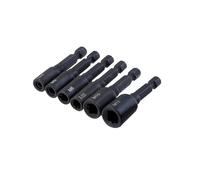 GMTSTHAZN Kit di bussole for giunti, adattatore for bussola esagonale da 1/4", maschio in lega di acciaio for la produzione di stampi, riparazione auto, utensile for filettatura M4-M16