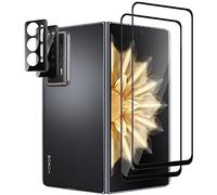 GMUJIAO [2+2 Pack Compatibile con Honor Magic V2 per Pellicola Prottetiva & Pellicola Fotocamera,Protezione Schermo Anti Graffio,Durezza 9H[Anti-Graffio]-Nero