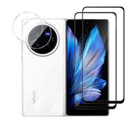 GMUJIAO [2+2 Pack Compatibile con Vivo X Fold 3 PRO per Pellicola Prottetiva & Pellicola Fotocamera,Protezione Schermo Anti Graffio,Durezza 9H[Anti-Graffio]-Nero