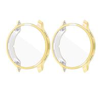 GMUJIAO [2 Pack Compatibile con Garmin Venu 3s 41mm per Cover,Custodia in Morbido Silicone di Gel AntiGraffio in TPU,Anti-Graffio Protettiva Case-d'oro