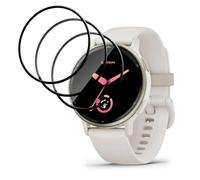 GMUJIAO [3 Pack Compatibile con Garmin Vivoactive 5 per Pellicola Salvaschermo,Bordo Curvo 3D Anti-Graffio Pellicola Protettiva Flessibile HD Ultra Infrangibile [Anti-Graffio]-Nero