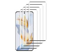 GMUJIAO [4 Pack Compatibile con Honor 90 per Pellicola Prottetiva,Pellicola Protettiva AntiGraffio,Vetro Temperato Premium[Durezza 9H]-Nero