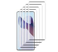 GMUJIAO [4 Pack Compatibile con Motorola Edge 40 Neo per Pellicola Prottetiva,Pellicola Protettiva AntiGraffio,Vetro Temperato Premium[Durezza 9H]-Nero