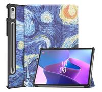 GMUJIAO Compatibile con Lenovo Tab P12 12.7 inch per Custodia,Custodia per Telefono in Pelle PU Ultrasottile con Funzione di Supporto con Tre Supporti Pieghevoli-Cielo Stellato