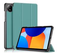 GMUJIAO Compatibile con Redmi Pad SE 8.7 inch per Custodia,Custodia per Telefono in Pelle PU Ultrasottile con Funzione di Supporto con Tre Supporti Pieghevoli-Verde