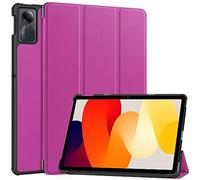 GMUJIAO Compatibile con Xiaomi Redmi Pad SE 11 inch (2023) per Custodia,Custodia per Telefono in Pelle PU Ultrasottile con Funzione di Supporto con Tre Supporti Pieghevoli-Viola