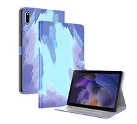 GMUJIAO Custodia Compatibile con Huawei MatePad PRO 10.8 inch,Funzione Staffa Guscio Piatto in Pelle PU Ultrasottile,Ultra Sottile Custodia[AntiGraffio]-Blu