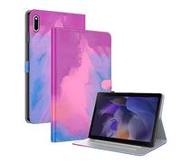 GMUJIAO Custodia Compatibile con Huawei MatePad PRO 10.8 inch,Funzione Staffa Guscio Piatto in Pelle PU Ultrasottile,Ultra Sottile Custodia[AntiGraffio]-Viola