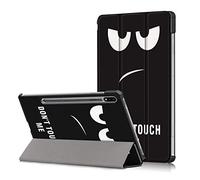 GMUJIAO Custodia Compatibile con Samsung Galaxy Tab S7 Fe 12.4 inch (Model:T736),Custodia per Telefono in Pelle PU Ultrasottile con Funzione di Supporto con Tre Supporti Pieghevoli-Occhio