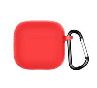 GMUJIAO Custodia per AirPods 4,Silicone Liquido Custodia,AirPods 4 Custodia Protettiva,Custodia Protettiva in Silicone[Antiurto]-Rosso