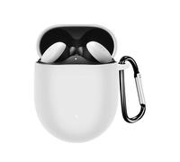 GMUJIAO Custodia per Google Pixel Buds PRO 2,Silicone Liquido Custodia,Google Pixel Buds PRO 2 Custodia Protettiva,Custodia Protettiva in Silicone[Antiurto]-Bianca