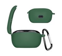 GMUJIAO Custodia per JBL Wave 100 TWS,Silicone Liquido Custodia,JBL Wave 100 TWS Custodia Protettiva,Custodia Protettiva in Silicone[Antiurto]-Verde