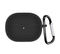 GMUJIAO Custodia per Xaiomi Redmi Buds 3 Lite,Silicone Liquido Custodia,Xaiomi Redmi Buds 3 Lite Custodia Protettiva,Custodia Protettiva in Silicone[Antiurto]-Nero