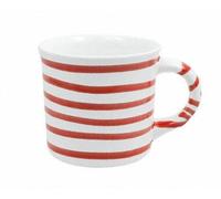 Gmundner Keramik Rotgeflammt Kaffeehaeferl Liscia 0,24 L / H: 7,8 CM