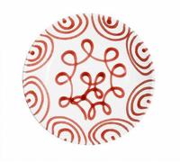 Gmundner Keramik Rotgeflammt Piatto Fondo Coppa D: 20 CM / H: 4,4 CM