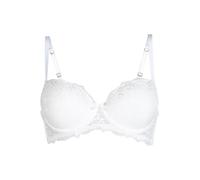 GMV GIAN MARCO VENTURI Reggiseno Imbottito Preformato Pizzo Donna con Ferretto Articolo G8511A Maia, BCO Bianco, 5 - Quinta (IT 5 EU 85 F 100 UK 38)