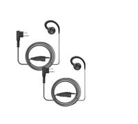GMVGKLCPCF 2 pezzi adatti for Baofeng 180 gradi girevole gancio auricolare adatto for Motorola Walkie Talkie HKLN4604 CP200 GP2000 radio bidirezionale for microfono PTT