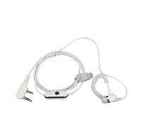 GMVGKLCPCF Auricolare in silicone morbido for gancio for l'orecchio, adatto for Baofeng UV-5R, for Kenwood 2 pin Crystal In-ear 888s