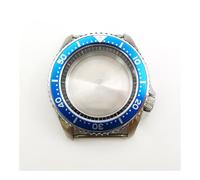 GMVGKLCPCF La cassa migliorata dell'orologio da uomo SKX007 in acciaio inossidabile 42 mm è adatta for il movimento NH35/NH36(G4,Sapphire glass)