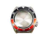 GMVGKLCPCF La cassa migliorata dell'orologio da uomo SKX007 in acciaio inossidabile 42 mm è adatta for il movimento NH35/NH36(G7,Ore glass)