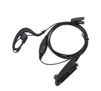 GMVGKLCPCF Walkie Talkie Mic Ear Hang Auricolare Adatto for Motorola Radio HT750 HT1250 GP328 GP329 GP340 GP380 MTX850 PRO5150