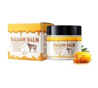 GMVVAC Basato Forniture Balsamo al Sego e al Miele Idratante per Il Viso al Sego Montato Balsamo al Miele Sego di Manzo per la Pelle per Tutti i Tipi di Pelle