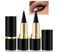 GmwyCzV 2 Pezzi Eyeliner Matte Quick-Dry, Penna Gel Nero Impermeabile, Opaca Rapida Asciugatura, Cosmetico Duratura Trucco Non Macchia