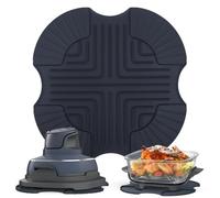 GmwyCzV Sottobicchiere in silicone per Ninja Crispi Sistema di cottura portatile, Hot Pads per Ninja Crispi Vetro Air Fryer Accessori per Ninjas CRISPi Air Fryer 3,8 L e 1,4 L, 4 in 1, inserti in