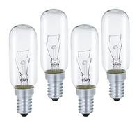 GMY Lampadina Lappa Cucina E14 40W 230V, 2700K Bianco Caldo Dimmerabile T25 Lampada Tubolare, Confezione da 4