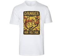GMYG Maglietta Demon Zenitsu Zenko Tanjirou Nezuko Kamado Giapponese Anime Premium 100% Cotone Manica Corta Uomo T-Shirt Manga Tops(Bianco,XL)
