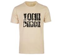 GMYG Maglietta Giapponese One Ruffy Piece Luffy Squadra dei Pirati Anime T-Shirt da Uomo a Maniche Corte Premium con Stampa Grafica, 100% Cotone(Beige,L)