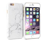 GMYLE iPhone 6s Plus Custodia, Snap Cover Lucida per iPhone 6s Plus - Bianco Marmo 2 Modello Slim Fit Snap su Conchiglia Protettiva Posteriore Rigido
