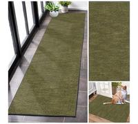 GmyoieqI Tappeto Passatoia Corridoio Lungo Tappeti Cucina Lavabile Antiscivolo Moderna Tappeto per Cucina al Metro 40 x 130 cm Tappeti Runner Ingresso Ingresso per Ufficio Entrata Bagno Salotto Verde