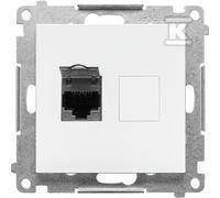 GN.1-KR.KOM.RJ45 K.6 P.BIANCO OPACO SIMON5 T61.01/111