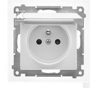 GN.1-KR.Z/U IP44 BIANCO OPACO SIMON55 TGZ1BCZ.01/111