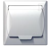 GN.1-KR.Z/U IP44 Placca AKCENT bianca GPH-1AZ/00/W