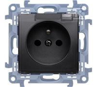 GN.1-KR.Z/U IP44 Presa nera SIMON10 CGZ1BCZ.01/49A