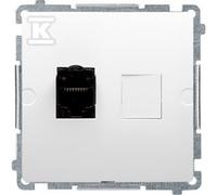 Kontakt-Simon BM61.01/11 - Presa di corrente in plastica IP20, 75 mm, 75 mm, 75 mm, colore: Bianco