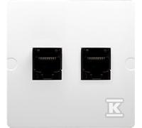 GN.COMP/TELEF.RJ45+RJ11 BIANCO BMF5T.0 BMF5T.02/11