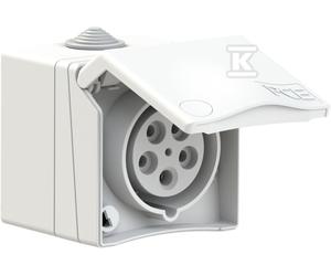 GN.N/T PRZLO.ZA. 16A/5P/400V DESIGN IP44 865-6V