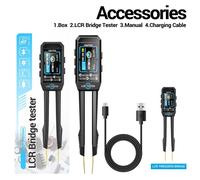 GN702 USB Ricaricabile LCR Pinzetta Tester per Test Componenti di Precisione