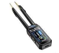 GN703 USB 5V 1A Digital LCR Bridge Pinzette Tester per Resistore Condensatore Induttore Diodo Misura con Schermo TFT Alta Precisione Tre Impostazioni di Frequenza Strumento Portatile