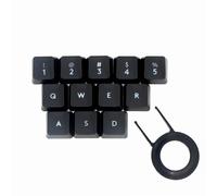 GNAFETS Copritasti da gioco di ricambio compatibili con tastiera meccanica Romer-G Switch Logitech G310 G413 G613 G810 K840 G910 (nero)