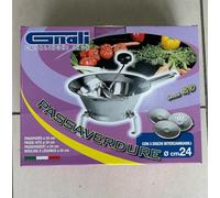 Passaverdura Gnali Passatutto Inox 18/10 cm 20-24 Passa Pomodoro Verdure Legumi
