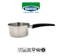 GNALI PENTOLINO 1 MANICO CASSERUOLA ACCIAIO INOX BOLLITORE CM 10 12 14 16